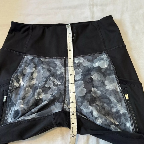 Athleta Small LOT of Two Leggings ~ Sonic Reflective & High Traverse Floral - Picture 6 of 16